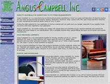 Tablet Screenshot of angus-campbell.com